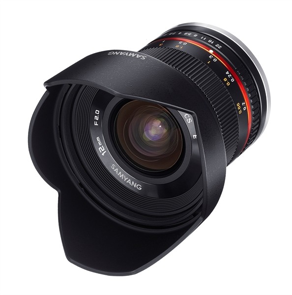 Samyang 12mm F2.0 NCS CS Sony E-Mount Zwart