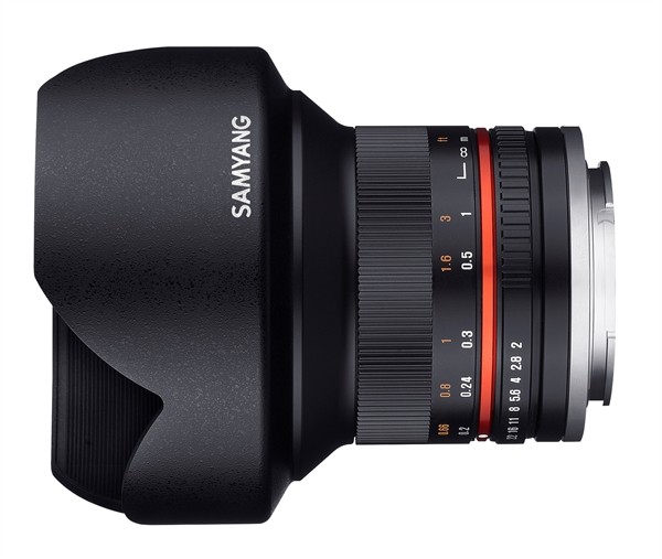 Samyang 12mm F2.0 NCS CS Sony E-Mount Zwart