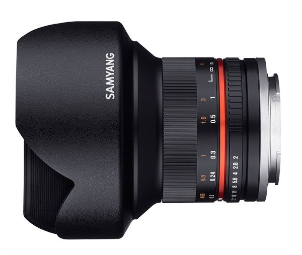 Samyang 12mm F2.0 NCS CS Canon M Zwart