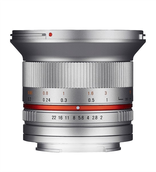 Samyang 12mm F2.0 NCS CS Sony E-Mount Zilver