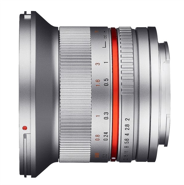 Samyang 12mm F2.0 NCS CS Sony E-Mount Zilver