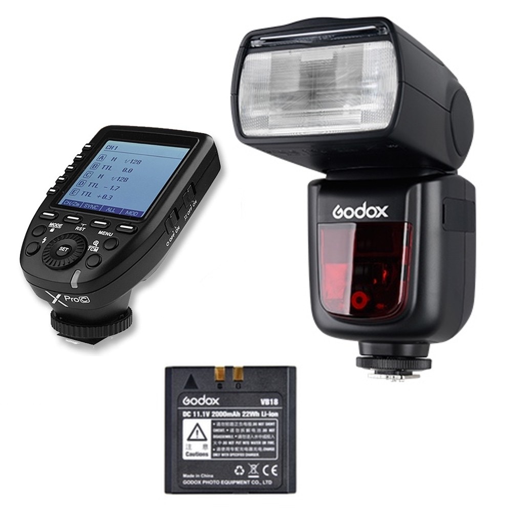Godox Speedlite V860II Nikon X-PRO Single Kit