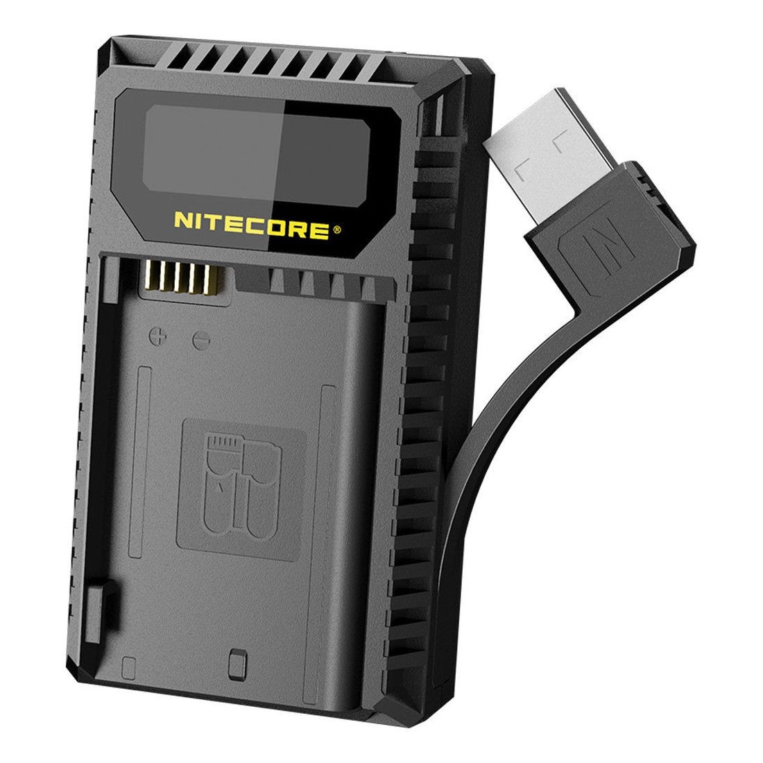 Nitecore UNK2 Compacte Dubbel Lader voor Nikon EN-EL15 + USB