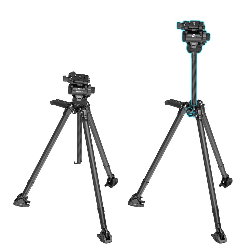 SmallRig 4259 x Potato Jet Tribex Hydraulic Carbon Fiber Tripod Kit