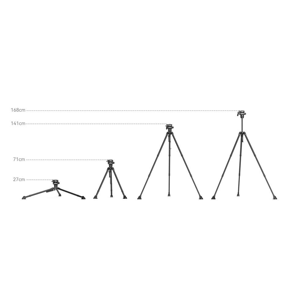 SmallRig 4259 x Potato Jet Tribex Hydraulic Carbon Fiber Tripod Kit