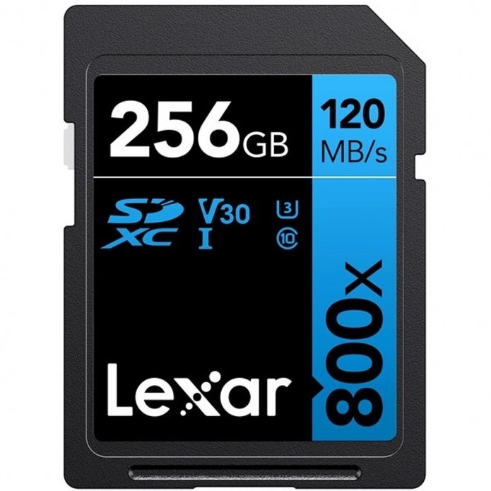 Lexar SDXC Blue Series UHS-I 800X 256GB 