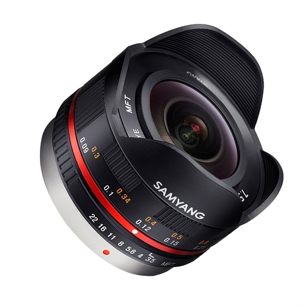 Samyang 7.5mm f/3.5 Fisheye MC Micro 4/3 Zwart