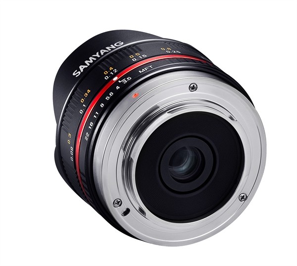 Samyang 7.5mm f/3.5 Fisheye MC Micro 4/3 Zwart