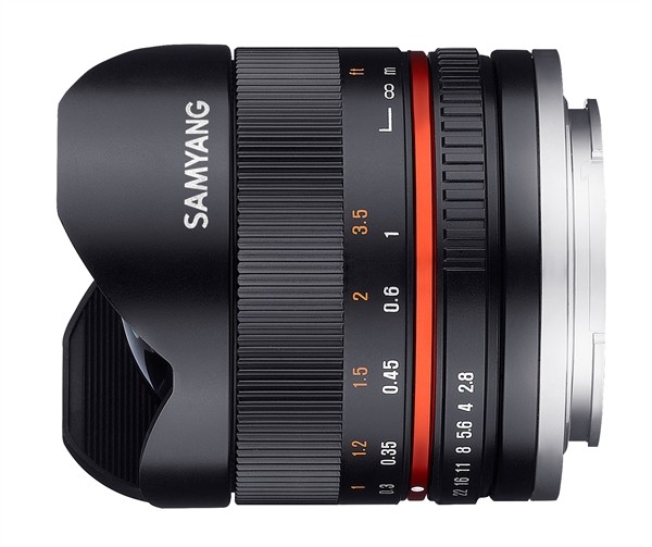 Samyang 8mm f/2.8 II Fisheye MC Sony E-Mount Zwart