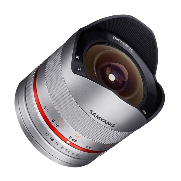 Samyang 8mm f/2.8 II Fisheye MC Sony E-Mount Zilver