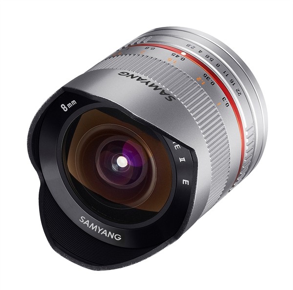 Samyang 8mm f/2.8 II Fisheye MC Sony E-Mount Zilver