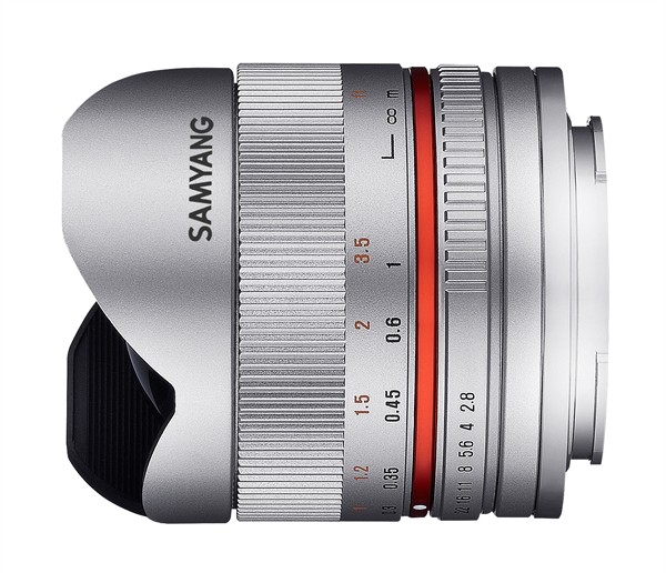 Samyang 8mm f/2.8 II Fisheye MC Sony E-Mount Zilver