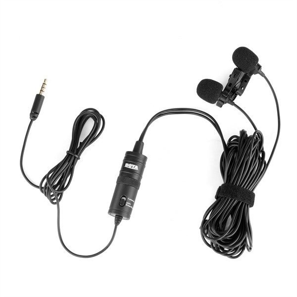 Boya BY-M1DM dual lapel mic for smartphones & DSLR's