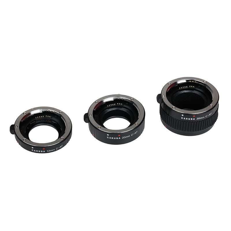 Caruba Extension Tube set Canon Chroom