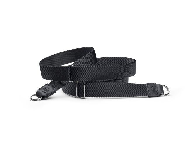 Leica Carrying Strap, fabric, leather, black 
