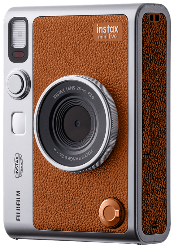 Fuji Instax Mini EVO Camera Brown