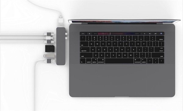 Hyper Pro hub for USB-C silver