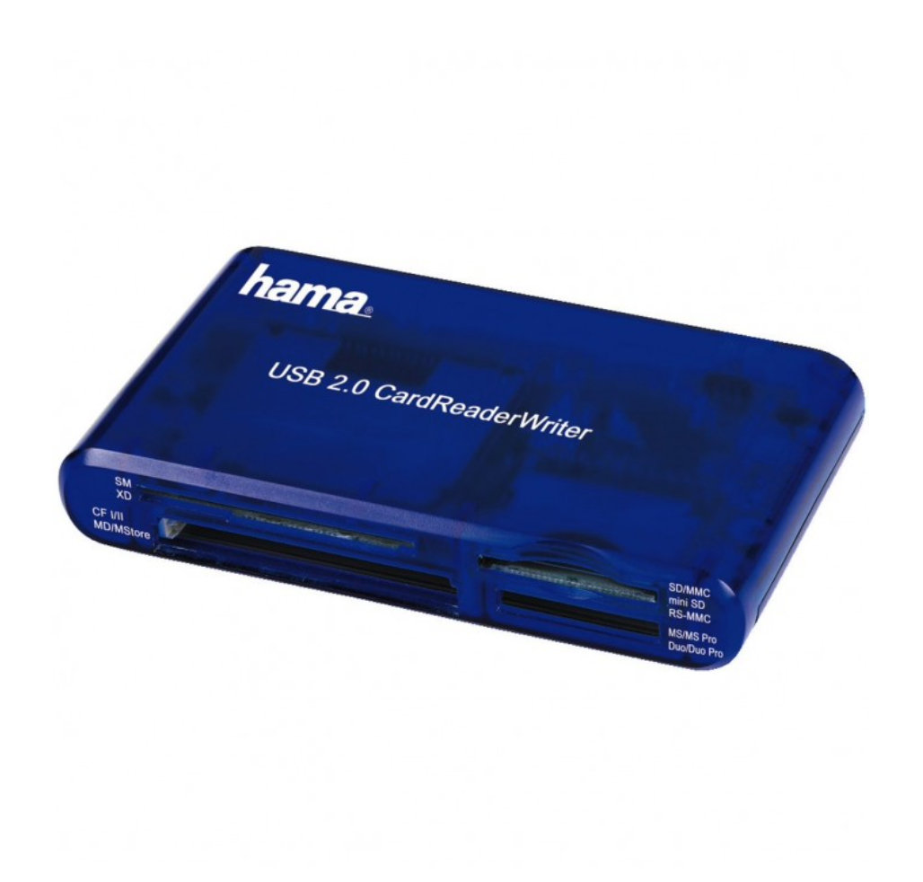 Hama 35 In 1 USB 2.0 Multi Card Reader SD/CF/MS/XD/SM