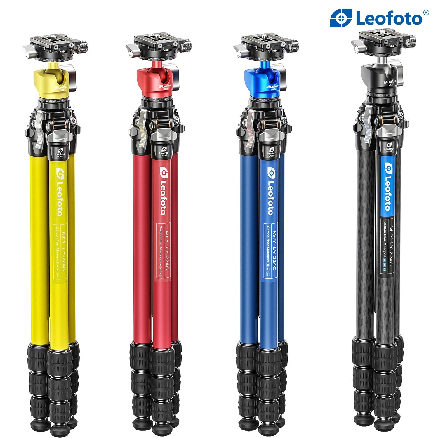 Leofoto Mr. Y LY-224C Zwart