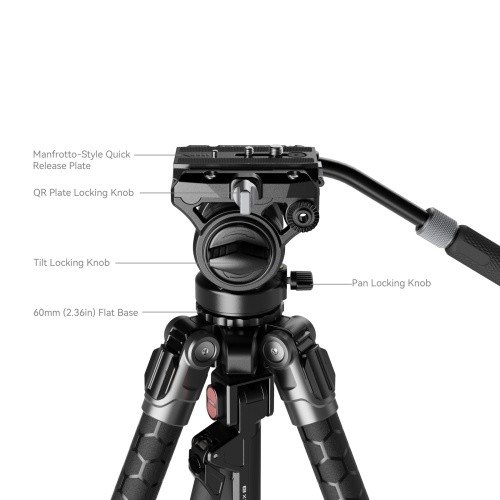 SmallRig 5305 SmallRig x Potato Jet TRIBEX SE Hydraulic Tripod 
