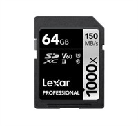 Lexar SDHC Professional UHS-II 1000x 64GB