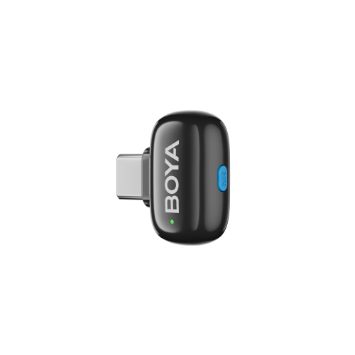 Boya Mini-14 - 2.4 GHz Ultra-Mini Wireless Microphone (Black, USB-C) - 2TX + 1RX 