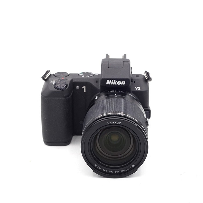 Nikon 1 V2 Zwart + Nikkor VR 10-100mm occasion