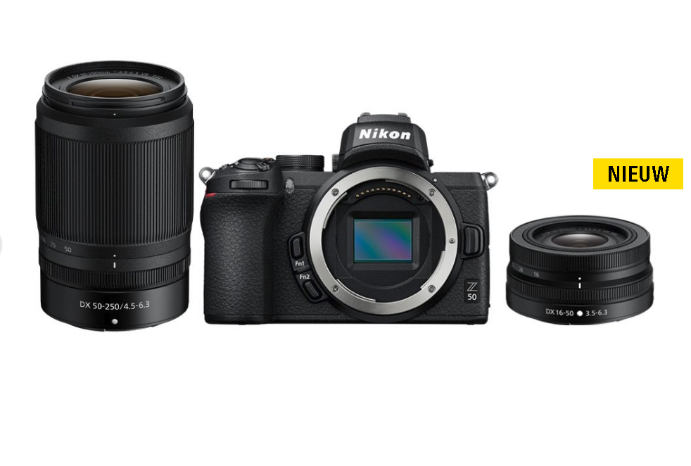 Nikon Z50 + 16-50 VR + 50-250 VR Zoom kit 