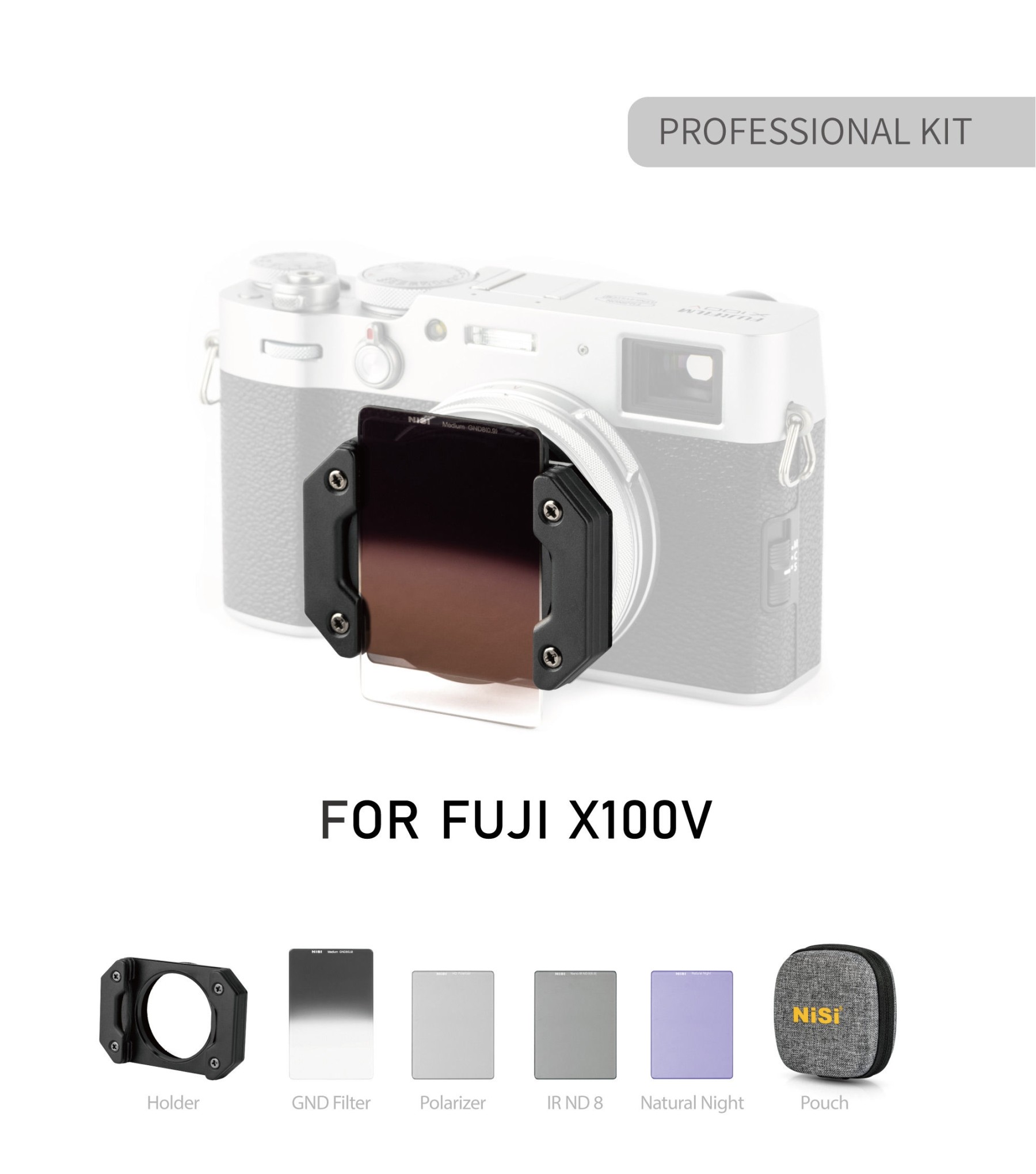 NiSi Filter System voor Fujifilm X100/X100S/X100T/X100V (Professional Kit)