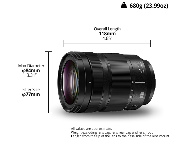 Panasonic Lumix S 24-105mm f/4.0 Macro OIS