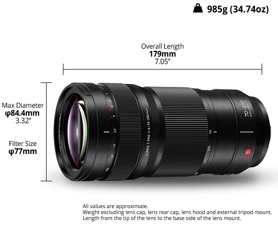 Panasonic Lumix S 70-200mm f/4.0 OIS