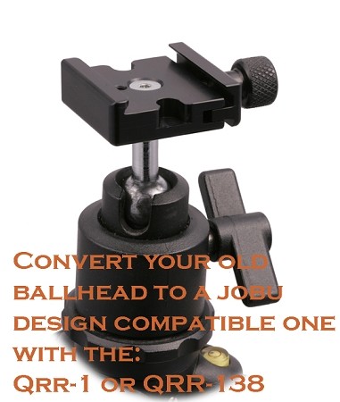 Jobu Design Ballhead Quick Release Replacement 3/8" Tap