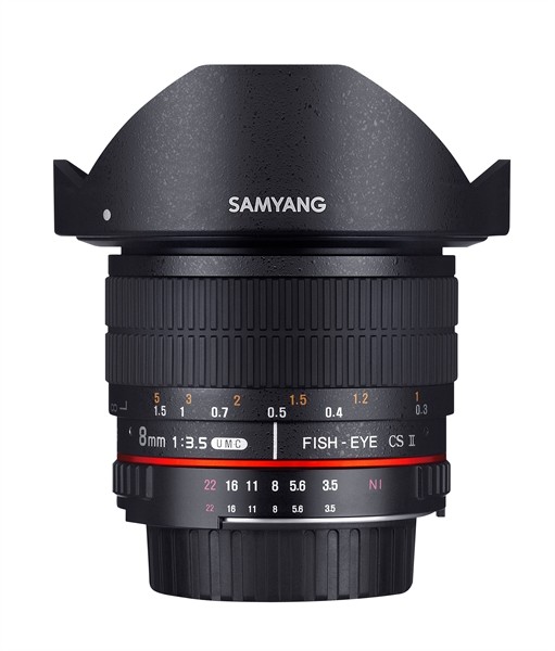 Samyang 8mm f/3.5 Fisheye MC Fujifilm X CS-II