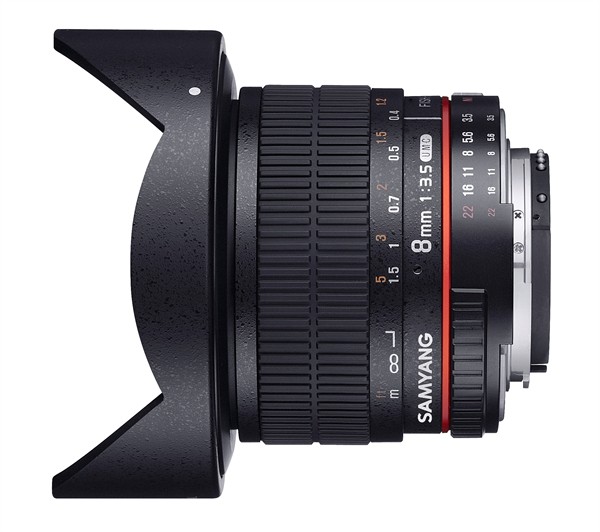 Samyang 8mm f/3.5 Fisheye MC Nikon AE CS-II