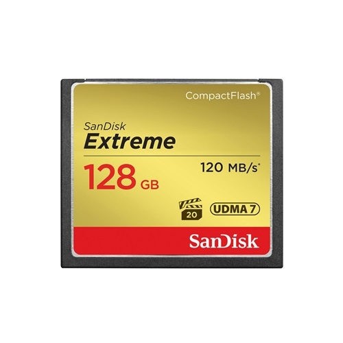 SanDisk 128GB Compact Flash Extreme 120MB/s