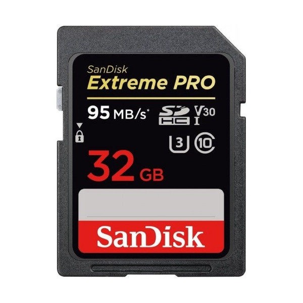 SanDisk 32GB SDHC Extreme Pro UHS-I U3 95MB/s V30