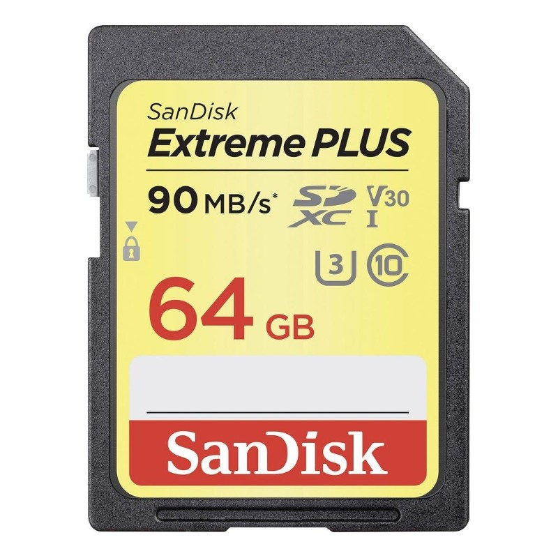 SanDisk 64GB SDXC Extreme Plus UHS-I U3 95MB/s V30