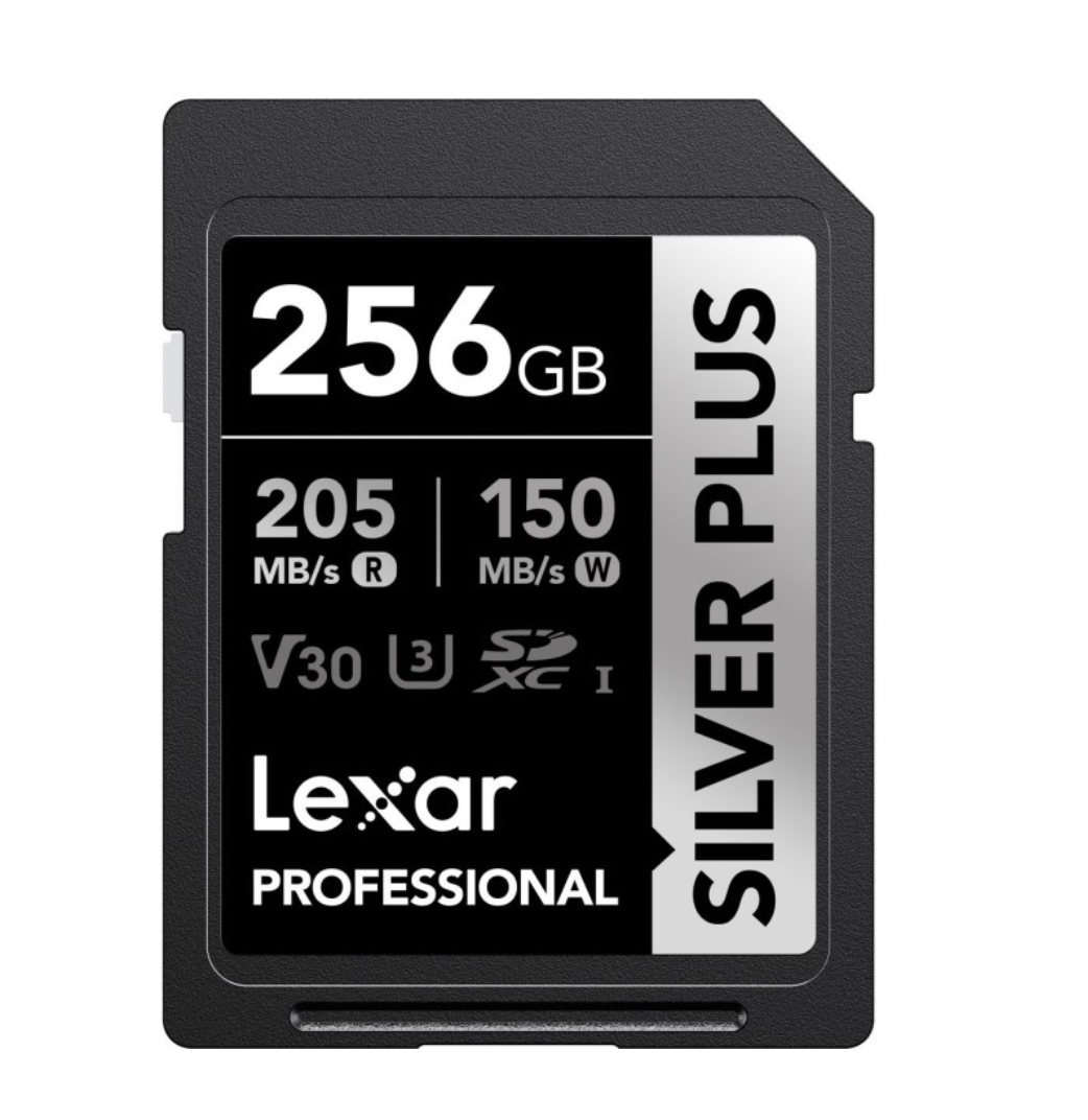 Lexar SD Silver Plus UHS-1 256GB V30 R205/W150MB/s
