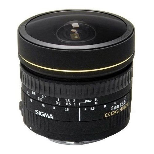 Sigma AF 8 mm f/3.5 EX DG Fisheye voor Nikon