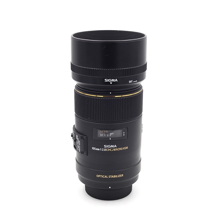 Sigma 105mm f/2.8 DG Macro HSM OS occasion voor Nikon