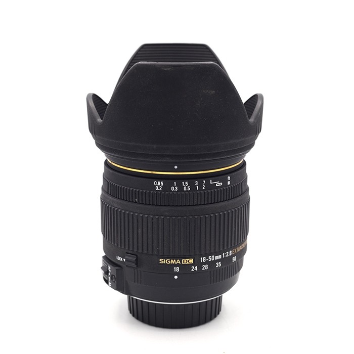 Sigma 18-50 f/2.8 DC EX Macro HSM occasion voor Nikon