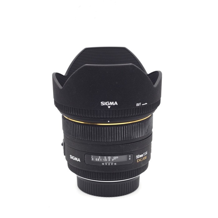 Sigma 50mm f/1.4 EX DG HSM occasion voor Nikon