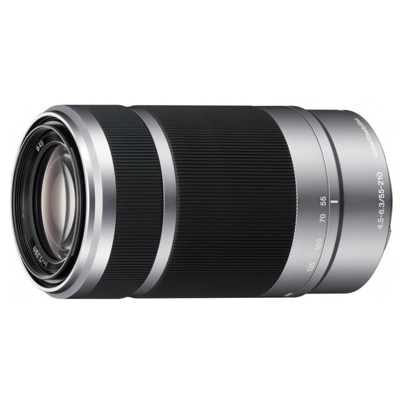 Sony E 55-210mm F4.5-6.3 OSS Zilver