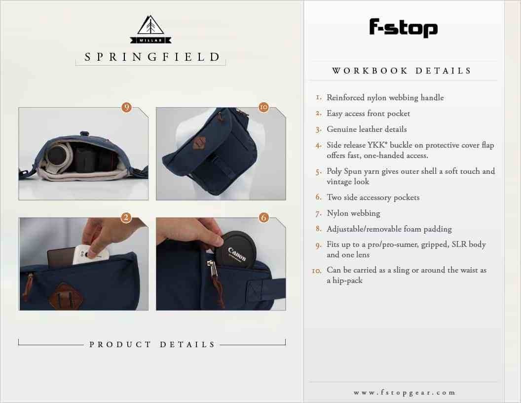 F-Stop Springfield Blue