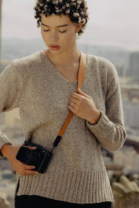 Peak Design Form Leather Camera Strap Short Amber 