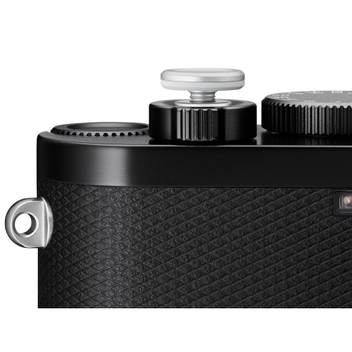 Leica Soft Release Button, aluminium, silver anodized finish 