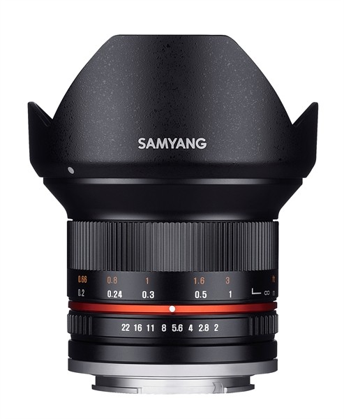 Samyang 12mm F2.0 NCS CS Canon M Zwart