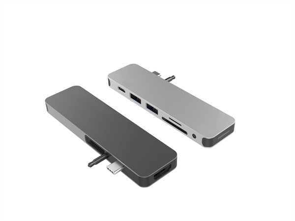 Hyper Solo hub for Macbook & USB-C devices space gray