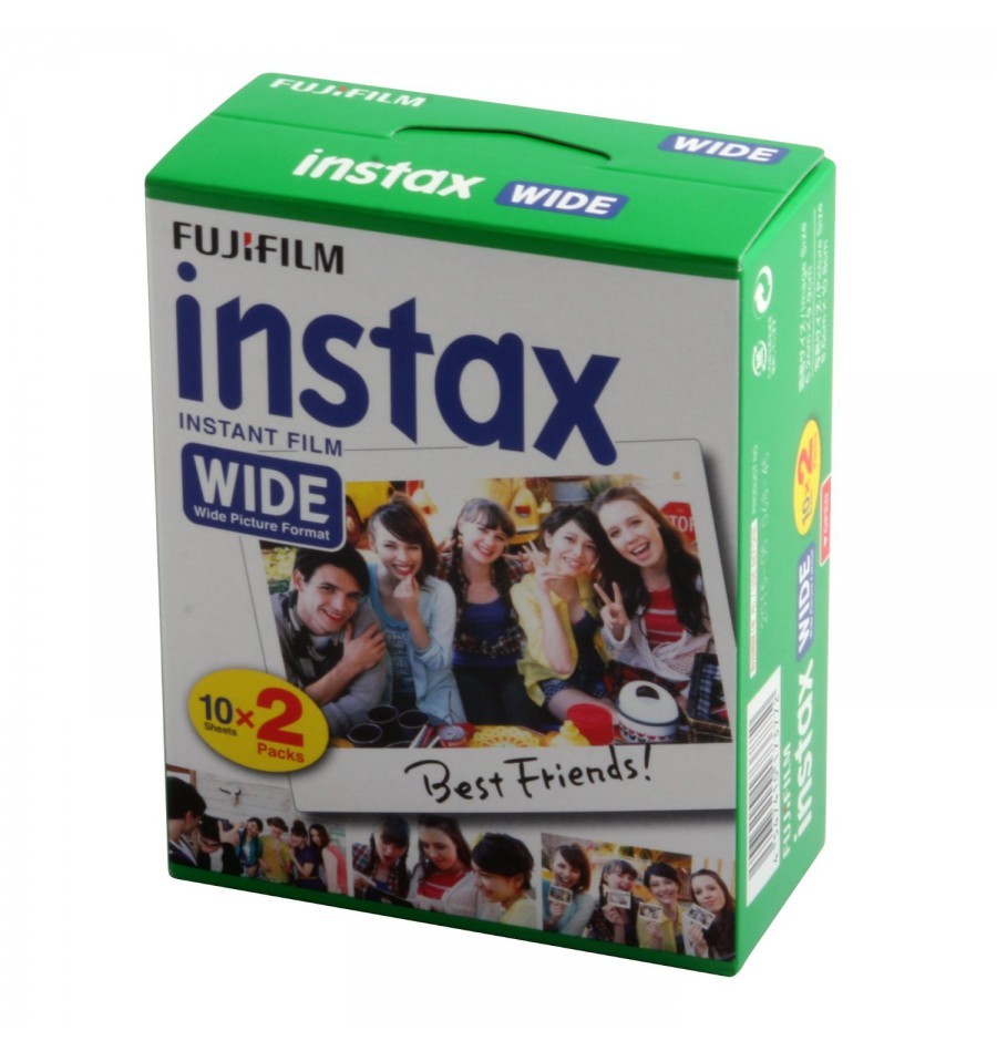 Fujifilm instax wide film 2 x 10 pak