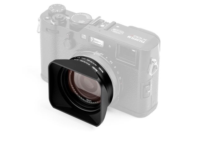NiSi Lens Hood, UV-Filter & Cap for Fuji X100 Black 